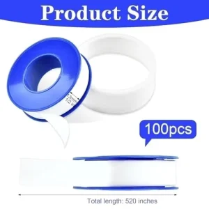 1/2″ X 520″ Waterproof PTFE Pipe Sealant for Plumbing Heavy Duty