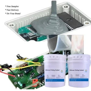 1.5 W/mK Two-Component Thermally Conductive Silicone Potting Compound for Electronic Sealing and Construction
