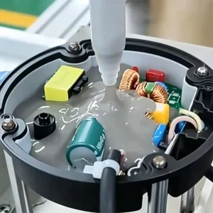 1.5W/MK Transparent Two Parts Silicone Potting Glue Electronics Potting Compounds High Temperature Resistant 200C