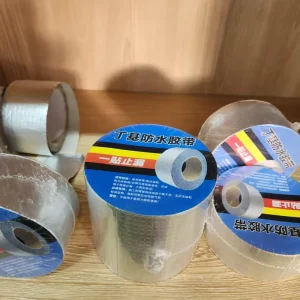 1.5mm Thick Aluminum Bar Butyl Tape for Wall and Roof Cracks Stop Leaks Waterproofing Insulation Sealing
