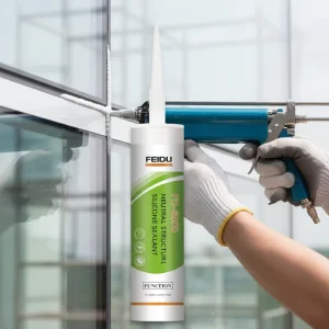 100% Pure Silicone Caulking White/Clear Silicone Sealant for Construction Curtain Wall Adhesive