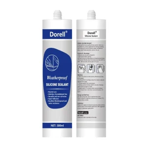 100% Silicone Caulk Sealant Clear Waterproof Shrink & Crack Proof Silicone Caulking for Kitchen Bathroom Glue
