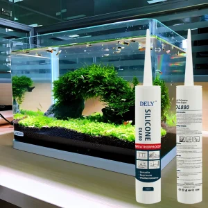100% Silicone Polymer Structural Fish Tank Sealant Transparent Aquarium Glue