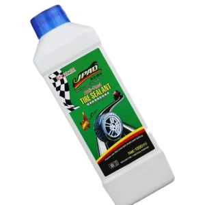 1000mL Tire Sealant Liquid for Car Care, No-Rinse Tire Repair and Puncture Prevention, with Inflator