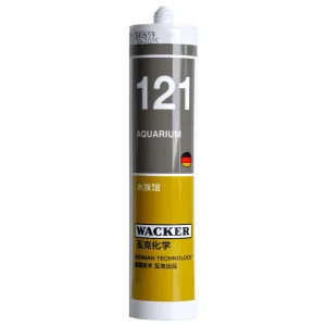 121 Aquarium Glass Glue Quick-Drying Strong Transparent Silicone Sealant for Fish Tanks, Acidic Waterproof