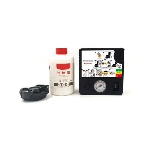 12V Auto Air Compressor with Tyre Sealant Set for Emergency Use