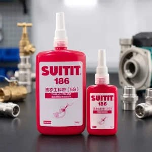186 Pipe Thread Sealant for Pump and Valve Connections, High-Viscosity Anti-Vibration Anaerobic Glue