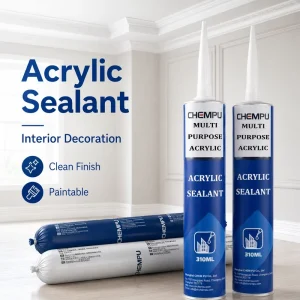 1K Acrylic Caulk for Wall Repair and Apartment Repair