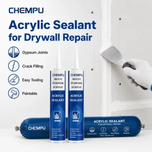 1K Flexible Acrylic Gap Filler for Skirting and Exterior Walls, White