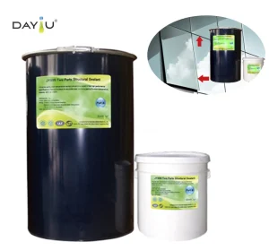 2 Part Structural Silicone Sealant Industrial Grade High Strength Adhesive for Metal Glass Stone Factory