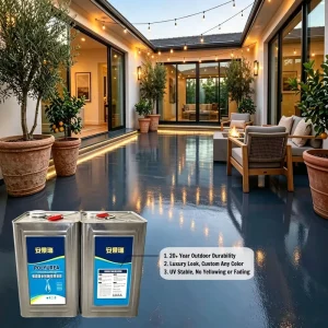 20+ Year Outdoor Durability Polyurea Floor Waterproof Coating for Outdoor Garden Terrace Freeze UV Resistant Concrete Sealant