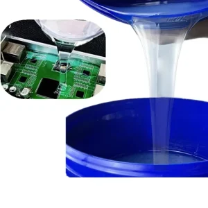 25 kg Two-Component 30 Shore A Transparent Liquid Electronic Potting Silicone Rubber for LED PCB Protection
