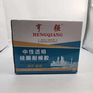 280g Clear Neutral Silicone Sealant Paste, Waterproof, Wide Temperature Range, for Construction Use