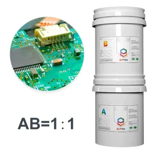 2K Weather-Resistant Eco-Friendly PU Electronic Potting Adhesive Sealant Black for PCB Boards and Large Capacitors