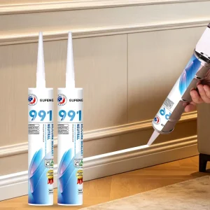 Waterproof Mildew-Proof Acid Silicone Sealant for Bathroom Floor Caulking