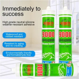 300ml Acid Red Neutral Silicone Sealant Waterproof Adhesive for Window and Door Gaps and Roof Leak Repair