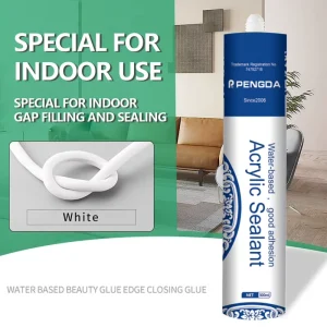 300ml Acrylic Sealant Weather Resistant Silicone Glue for Glass and Windows