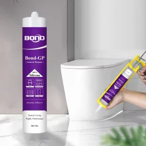 300ml Black Silicone Sealant for Sanitary Ware Bathroom Waterproof Adhesive