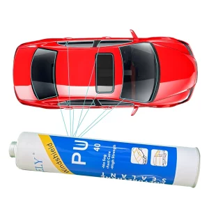 300ml Cartridge White Polyurethane Automotive Windshield Glass Adhesive