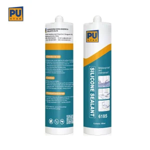 300ml Clear White General Silicone Sealant Waterproof Mildew-Proof for Kitchen Bathroom Woodworking Adhesive and Pack