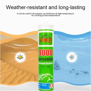 300ml High Temperature Fireproof Acetic Silicone Neutral Sealant Cartridge for Construction & Woodworking Adhesives