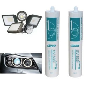 300ml RTV Industrial White Silicone Sealant Caulking Thermal Paste Adhesive for Construction and Packing