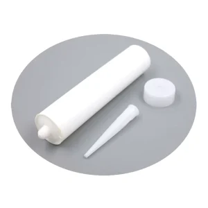 310ml High Density Polyethylene White Silicone Sealant Empty Cartridge Tube