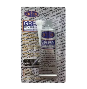 3+3 High Temp Gray RTV Silicone Gasket Maker Low Volatile Epoxy Adhesive Sealant for Leather Bonding and Woodworking