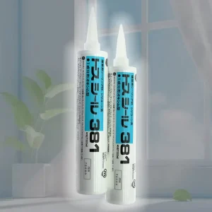 381 High Modulus Ketoxime Fast Dry Silicone Sealant Non Corrosive White for Aluminum Sash Frame Construction