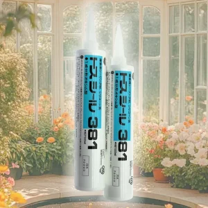381 High Modulus Neutral Silicone Rubber Sealant Clear 333ml for Construction Concrete Glass Weatherproof