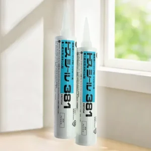 381 JIS 5758 Neutral Silicone Sealant One Component Paste for Glass Metal Weatherproof Bonding Construction Fast
