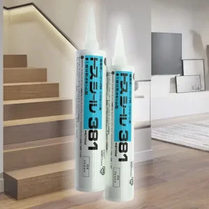 381 Room-Temperature-Cure Neutral Silicone Sealant Paste Cartridge, 333 ml, for Glass and Aluminum Windows