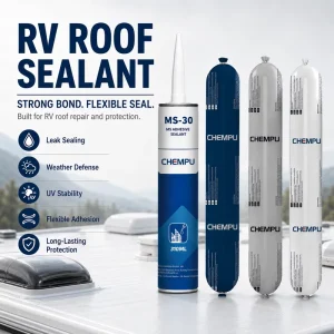 400ml RV Exterior Sealant Elastic Sealing White for Metal Roof Panels Smooth RV Roof Caulk