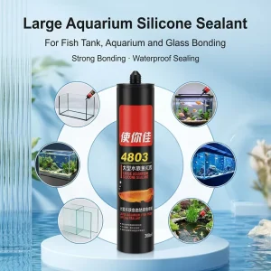 4803 Aquarium Silicone Sealant for Large Fish Tank Glass Bonding and Waterproof Sealing