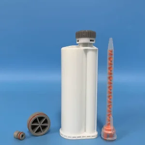 50mL 10:1 Two-Component Plastic Dual Disposable Cartridge for Sealant and Adhesive, Suitable for Caulking Gun