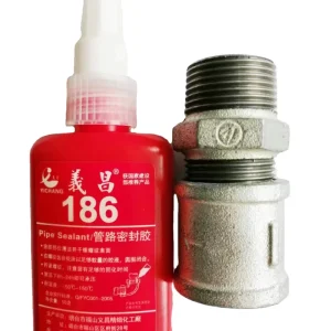 50ml One-Component Liquid Adhesive Sealant Red Blue PTFE Pipe Seal for Fire Water Gas Construction