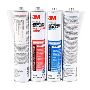 5200 Seawater Resistant Sealant for Yacht Ships Steel Plate Hull Joint Quick Drying Adhesive