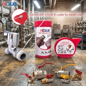 55 50m 150m Pipe Thread Sealing Cord WRAS Certified Reusable Seal Cord for Gas & Potable Water