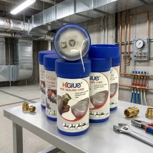 55 Pipe Thread Sealant Cord 160 m Instant Sealing for Plumbing, Heating, Metal and Plastic Pipe Joints