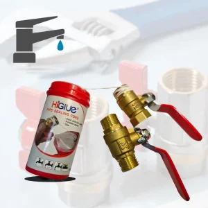 55 White Pipe Thread-Sealing Cord, 160m, for Water and Gas Leak Repair