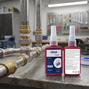 5543 Anaerobic Pipe Thread Sealant High Pressure Anti Leak Seal Compound for Water Gas Oil Pipeline Plumbing Thread Fitting 50ML