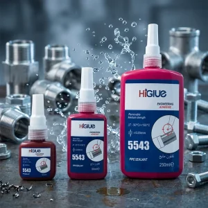 5543 Fix Leak High Pressure Resistance Bonding Waterproof Blue Liquid PTFE Tape Pipe Sealant for Metal Pipe 250ml 50ml 30ml