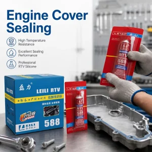 588 RTV Silicone Gasket Maker Automotive High Temperature Sealant for Engine and Flange Repair