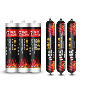 High Temperature Resistant Construction Adhesive 350+ Heat White Red Black Gray Fireproof Flame Retardant Sealant