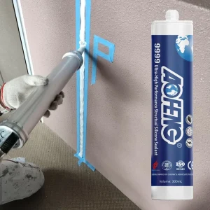 590ml Weather-Resistant Non-Corrosive Neutral Silicone Sealant for Woodworking, Natural Stone, Marble, and Granite