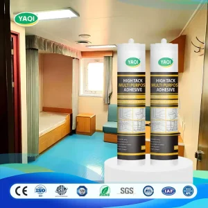 590ml Yaqi High quality Silicone Based Weatherproof Clear Sealant for Sealing Ship Decks and Compartments