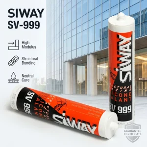 600ml Foil Sausage Silicone Sealant Weatherproof Structural Silicone Sealant for Glass and Aluminum Curtain Walls