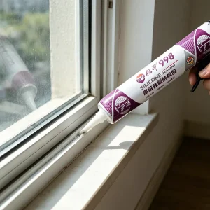 600ml Neutral Silicone Sealant Mildew Resistant for Curtain Walls Bathrooms and Weatherproofing
