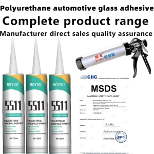 600ml Single-Component Polyurethane Glass Adhesive and Automotive Windshield Sealant