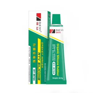 704 Silicone Sealant RTV Waterproof High Temp Resistant Insulating Glue for Electronics Transparent Black